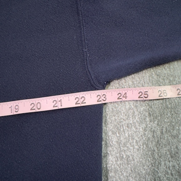 Vintage 90’s Reebok Oversized Baggy Sweatshirt USA Made Navy Blue Men’s L - Picture 10 of 12